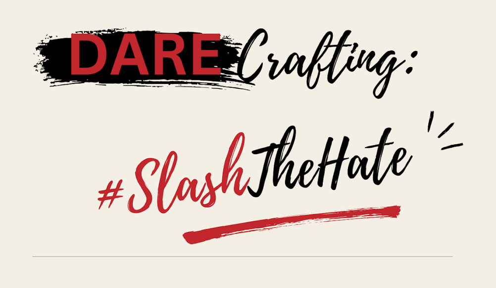 Slash the Hate campaign awareness image